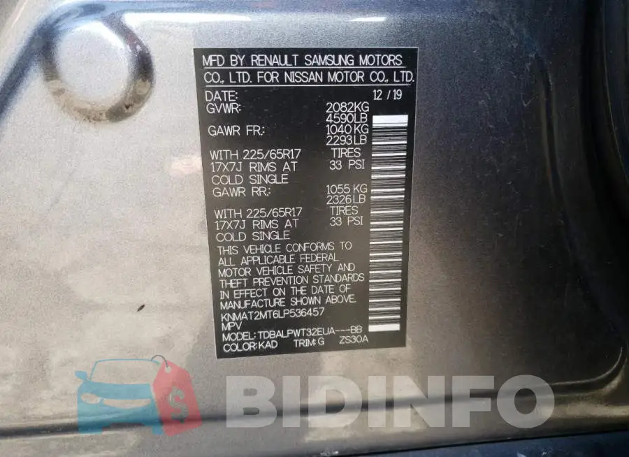 KNMAT2MT6LP536457 Photo# 13