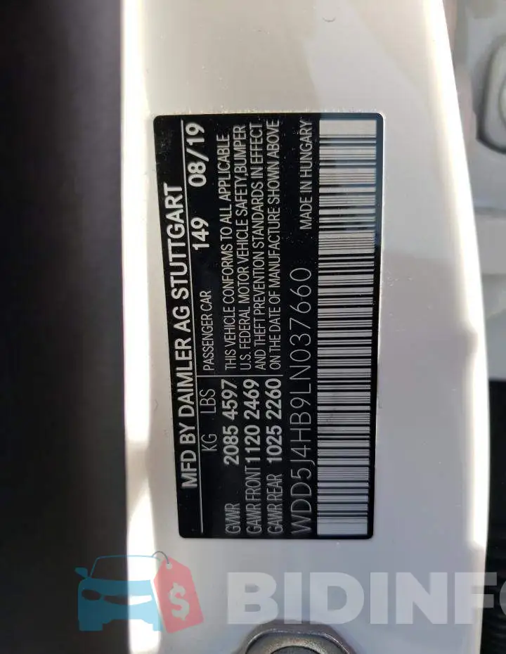 WDD5J4HB9LN037660 Photo# 12