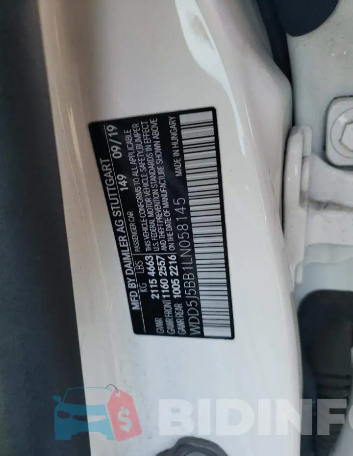 WDD5J5BB1LN058145 Photo# 12