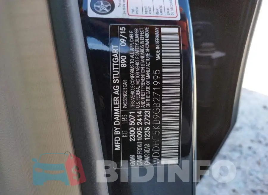 WDDHF5KB9GB271995 Photo# 12