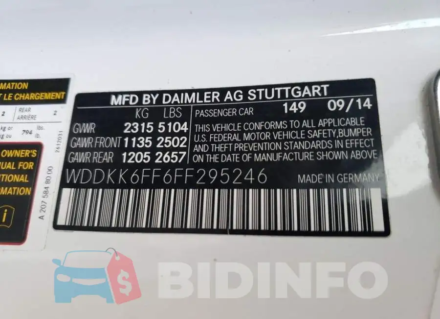 WDDKK6FF6FF295246 Photo# 10