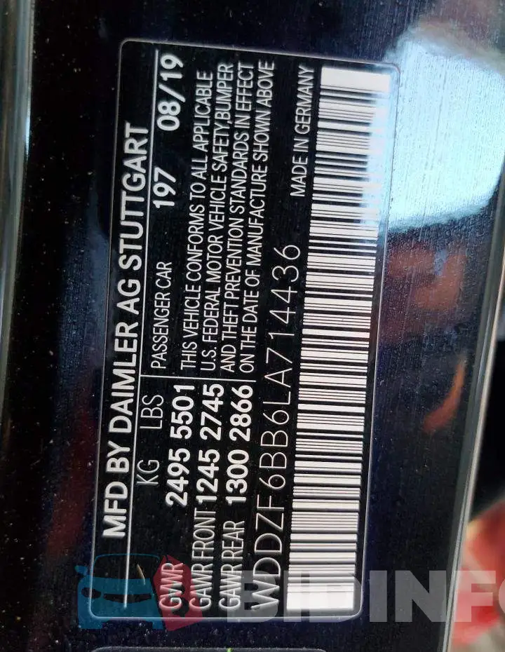 WDDZF6BB6LA714436 Photo# 13