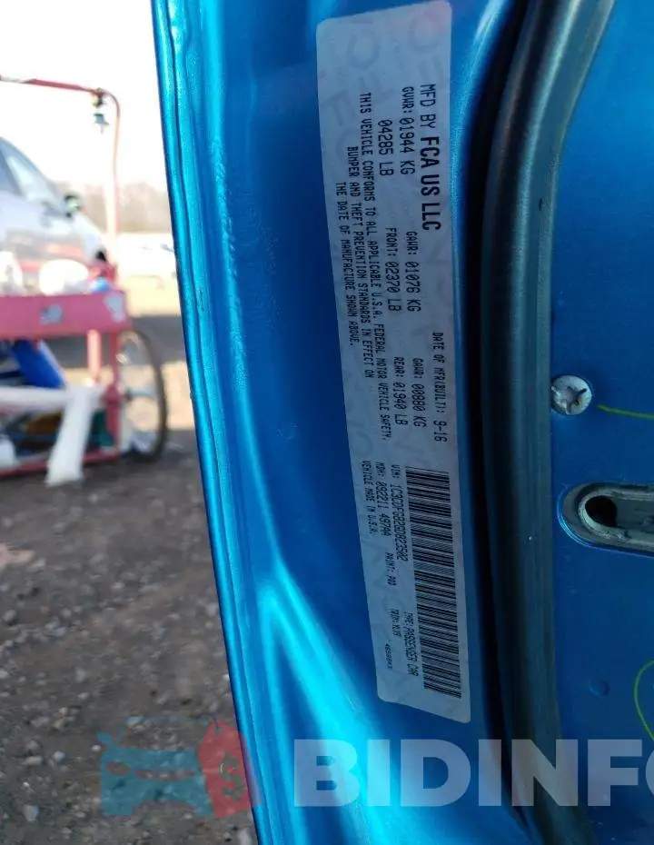 1C3CDFGB2GD823502 Photo# 12