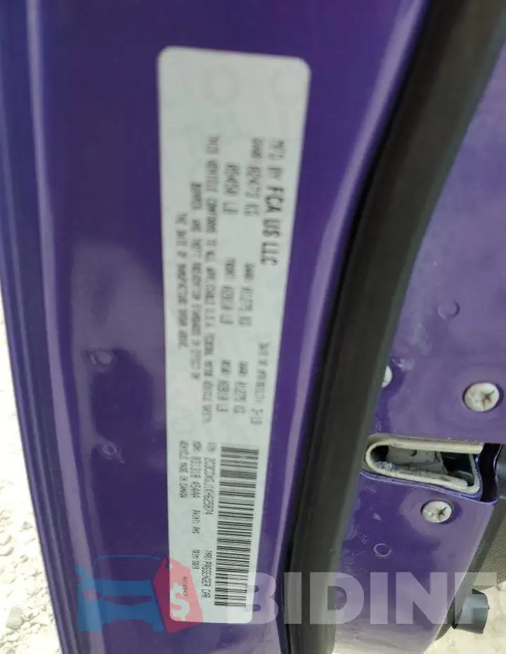 2C3CDXGJ1KH625874 Photo# 10