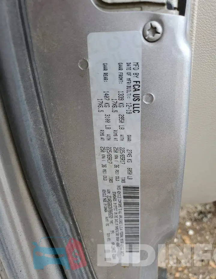 2C4RDGBG3KR805269 Photo# 13