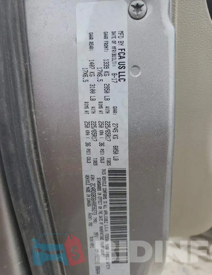 2C4RDGBG6HR856273 Photo# 13