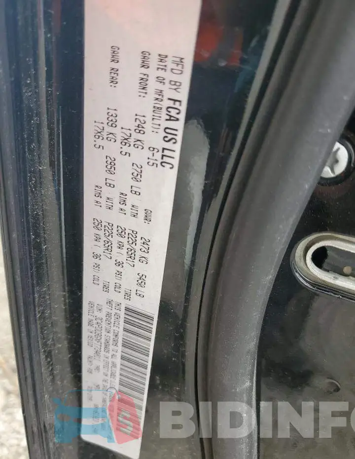 3C4PDCBGXFT734011 Photo# 13