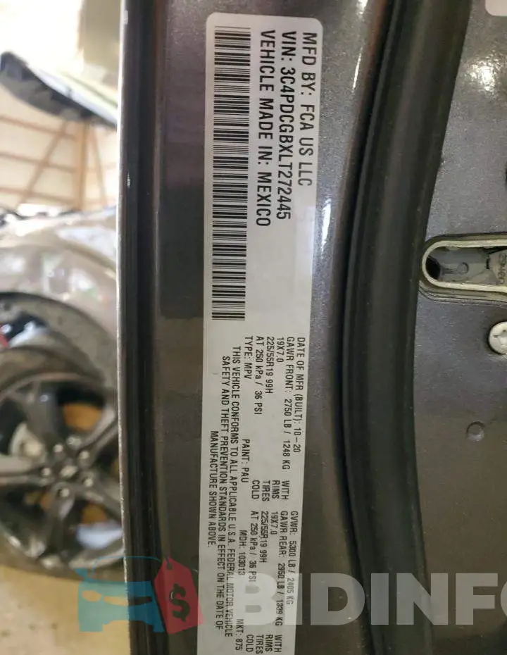 3C4PDCGBXLT272445 Photo# 14