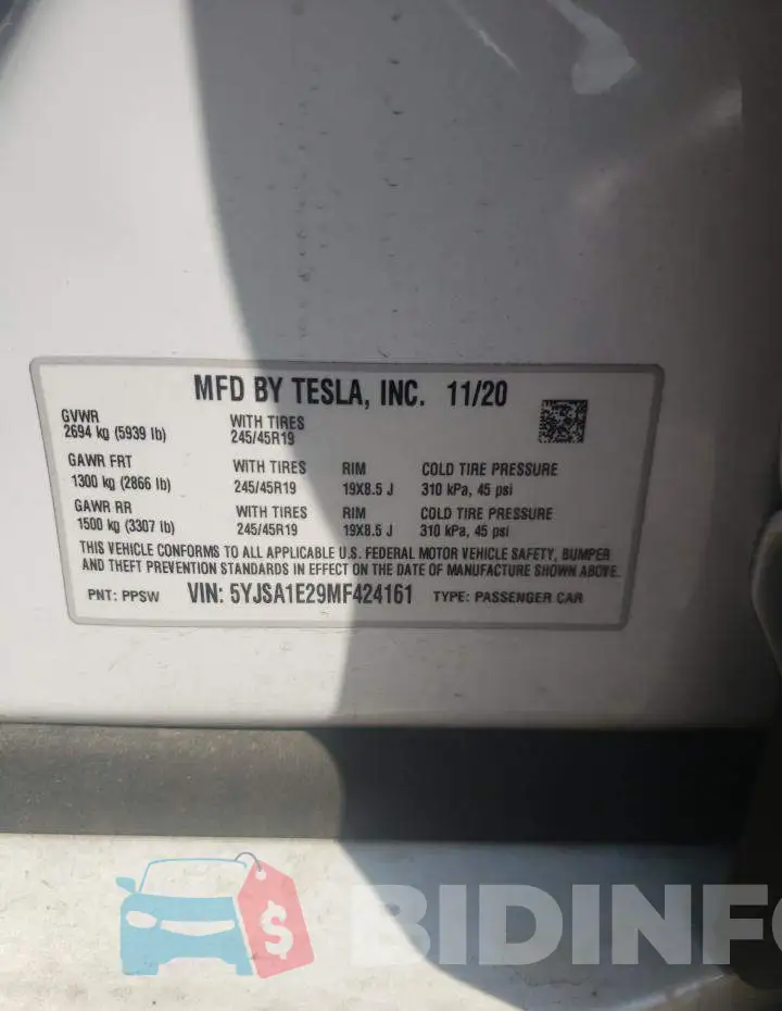 5YJSA1E29MF424161 Photo# 10