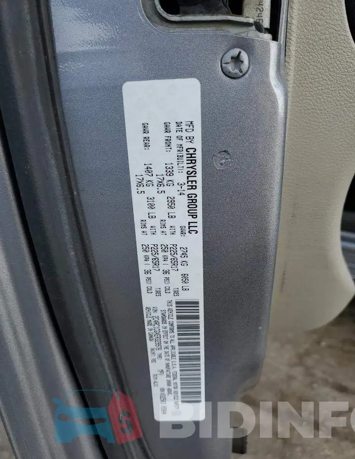 2C4RC1CGXER329976 Photo# 13