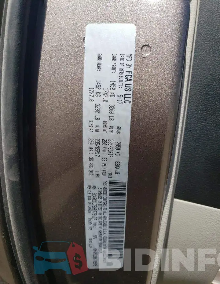 2C4RC1L79HR779137 Photo# 13