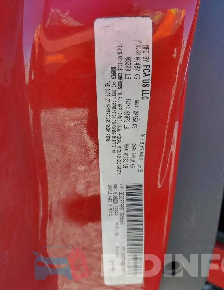 3C3CFFAR6FT620508 Photo# 10