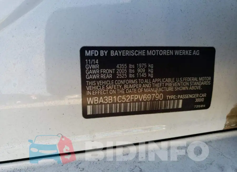 WBA3B1C52FPV69790 Photo# 12