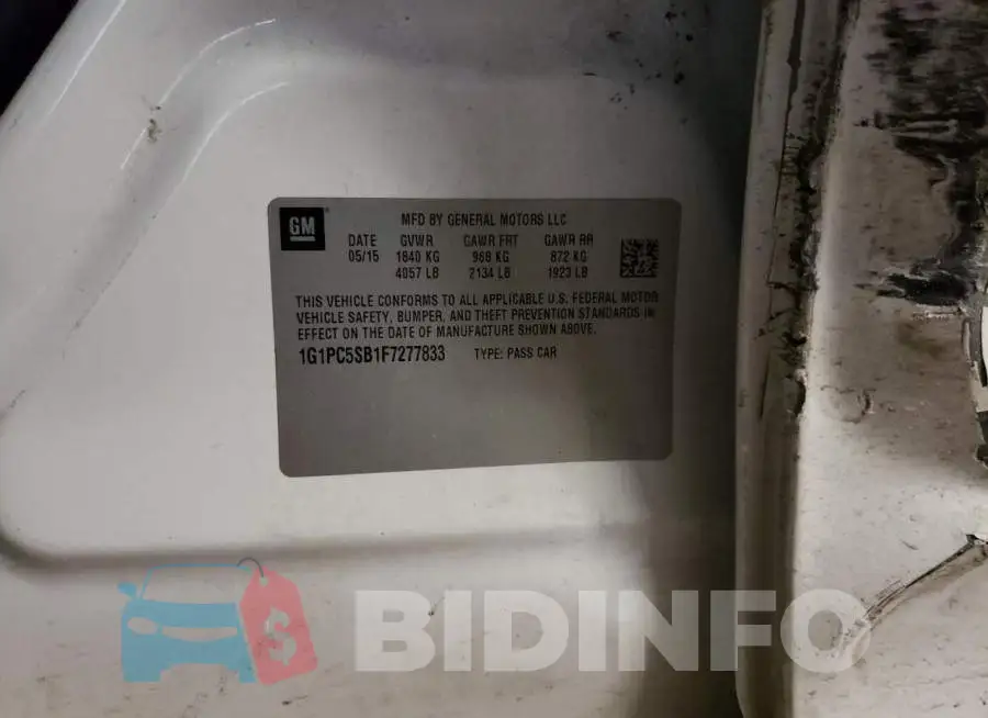1G1PC5SB1F7277833 Photo# 12