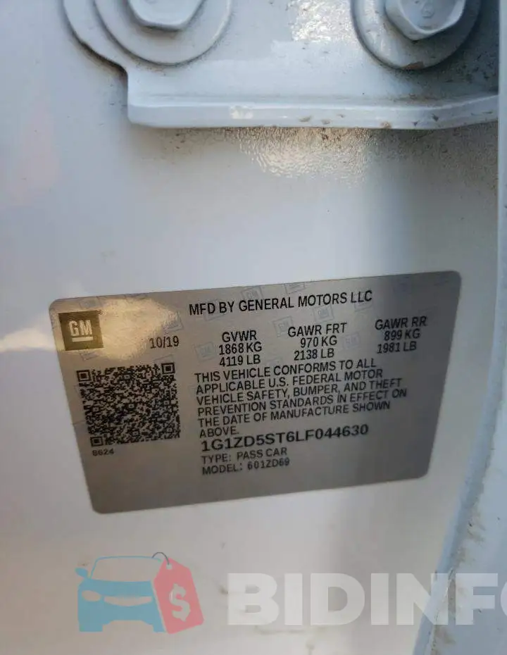 1G1ZD5ST6LF044630 Photo# 10