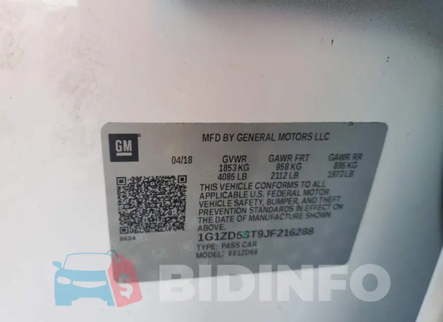 1G1ZD5ST9JF216288 Photo# 12