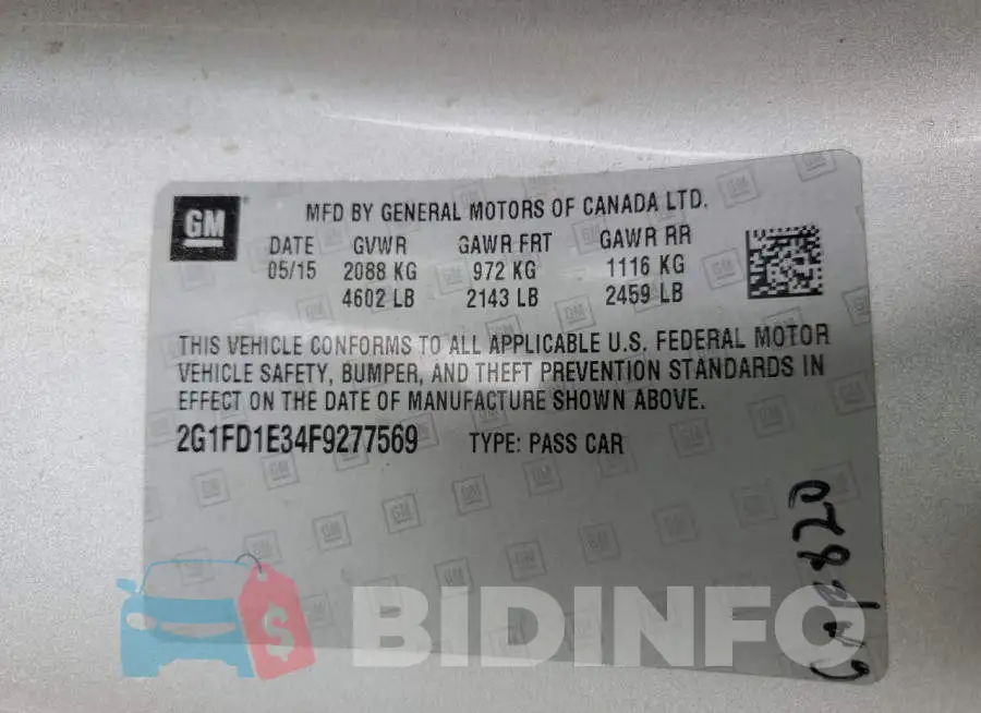 2G1FD1E34F9277569 Photo# 13
