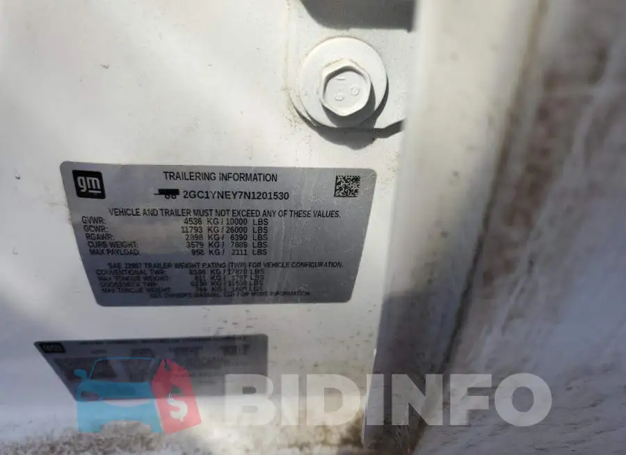 2GC1YNEY7N1201530 Photo# 12