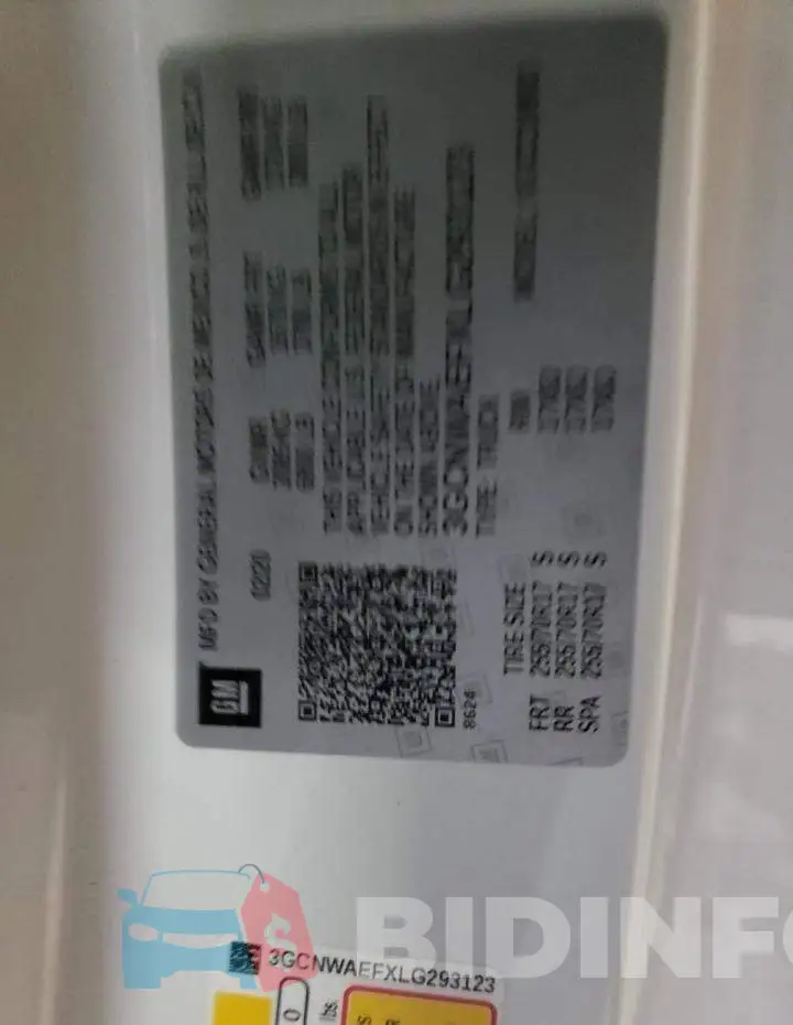 3GCNWAEFXLG293123 Photo# 12