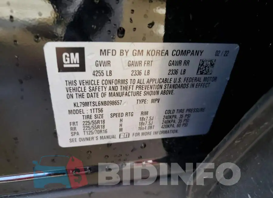 KL79MTSL6NB098657 Photo# 13