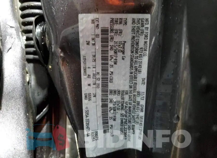 1FADP3F26EL223663 Photo# 12