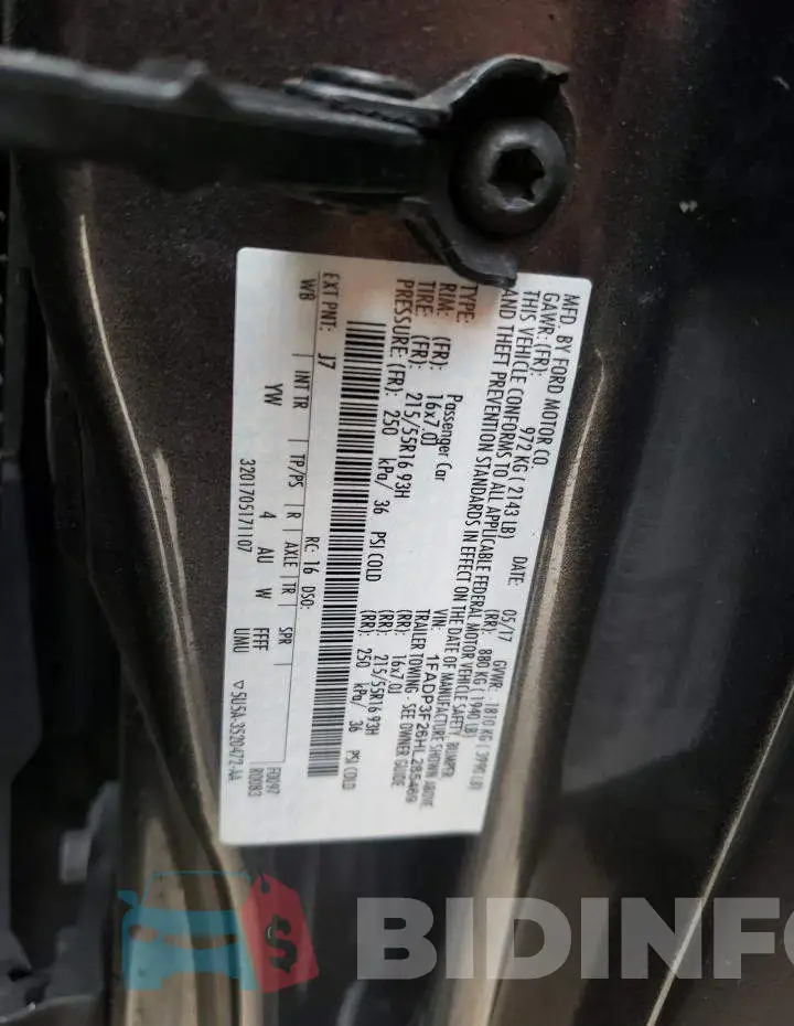 1FADP3F26HL285469 Photo# 10