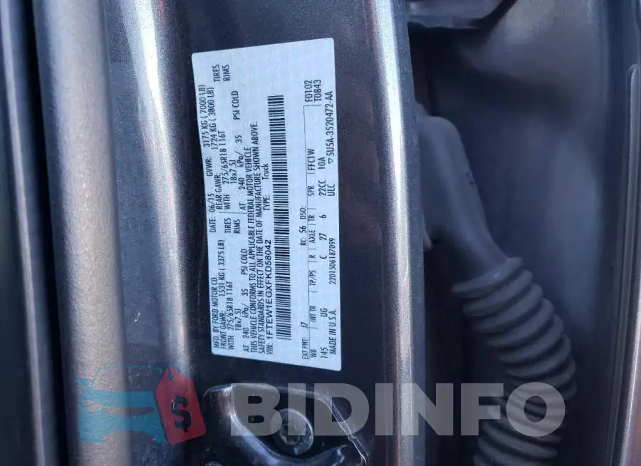 1FTEW1EGXFKD58042 Photo# 12