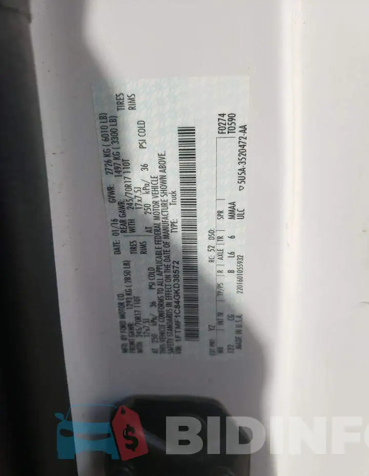 1FTMF1C84GKD38572 Photo# 12