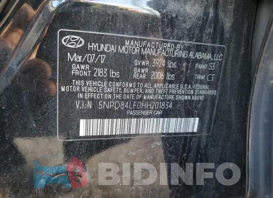 5NPD84LF0HH201834 Photo# 13