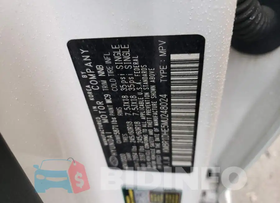 KM8R1DHE5MU248024 Photo# 10