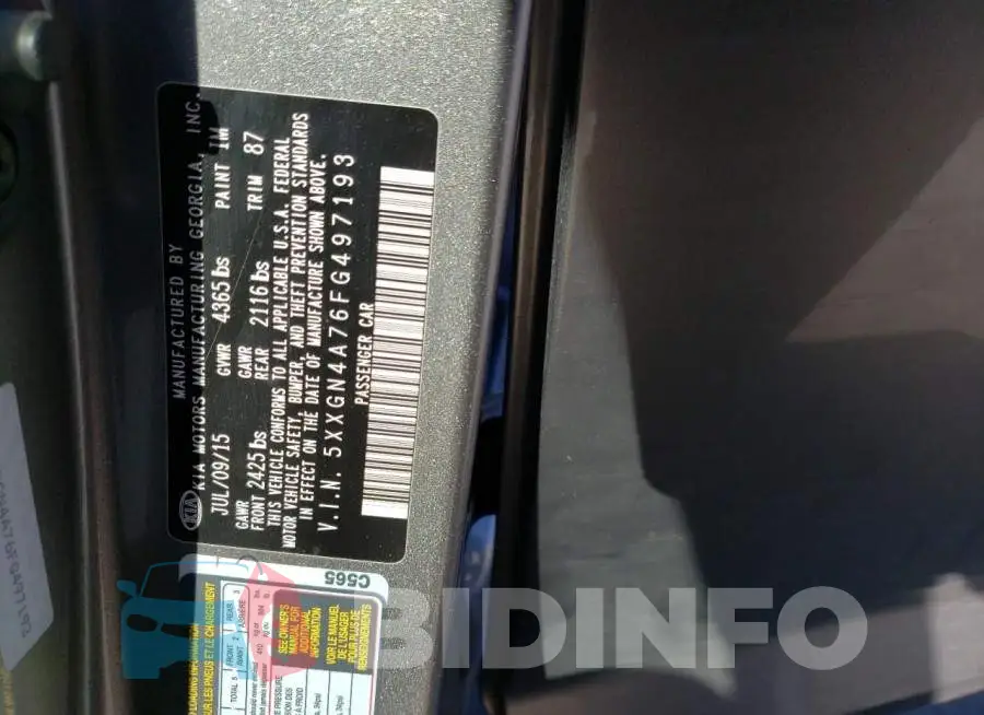 5XXGN4A76FG497193 Photo# 12