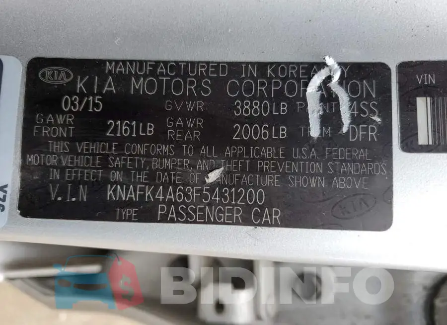 KNAFK4A63F5431200 Photo# 12