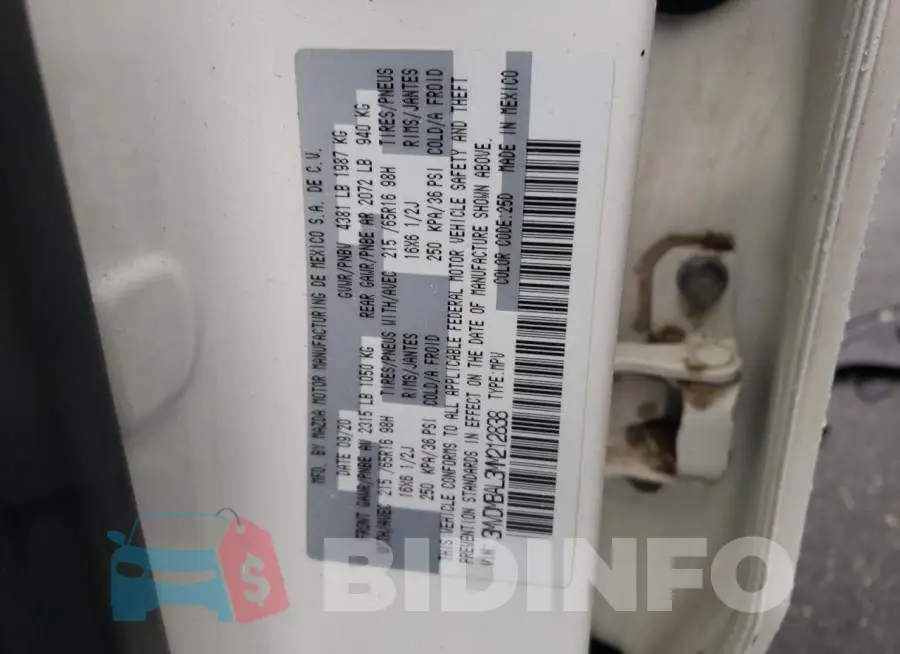 3MVDMBAL3MM212838 Photo# 13