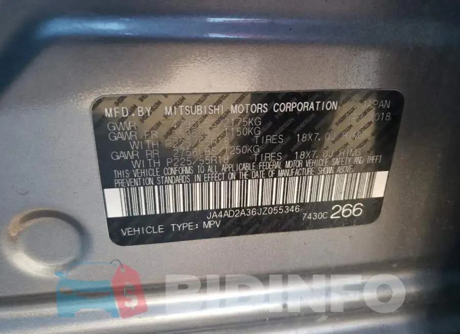 JA4AD2A36JZ055346 Photo# 12