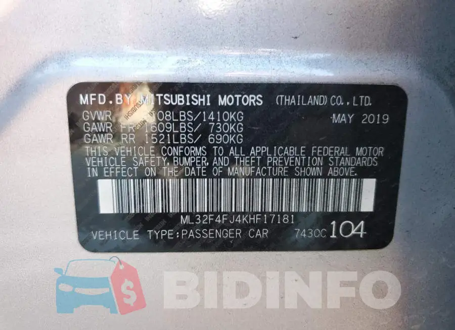 ML32F4FJ4KHF17181 Photo# 12