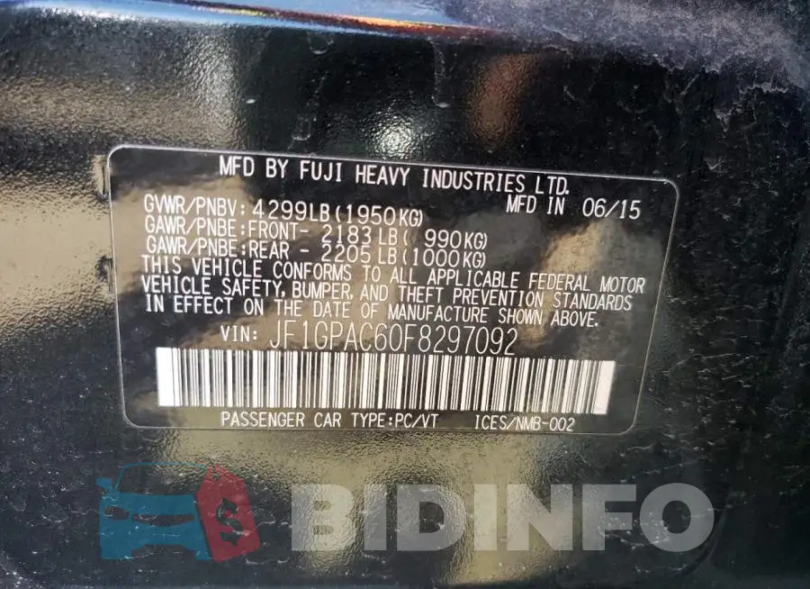 JF1GPAC60F8297092 Photo# 12