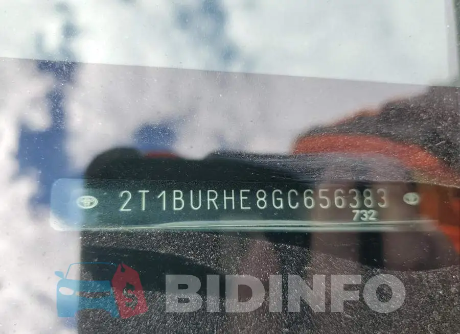2T1BURHE8GC656383 Photo# 13