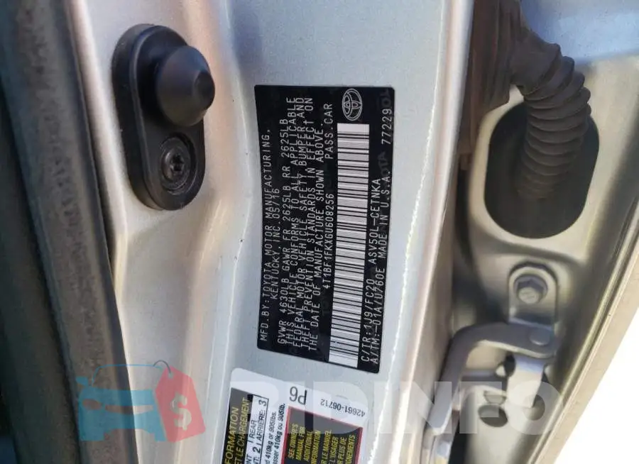 4T1BF1FKXGU608256 Photo# 12