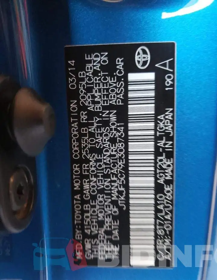 JTKJF5C79E3087341 Photo# 12
