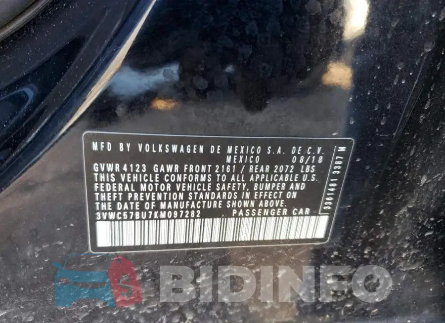 3VWC57BU7KM097282 Photo# 12