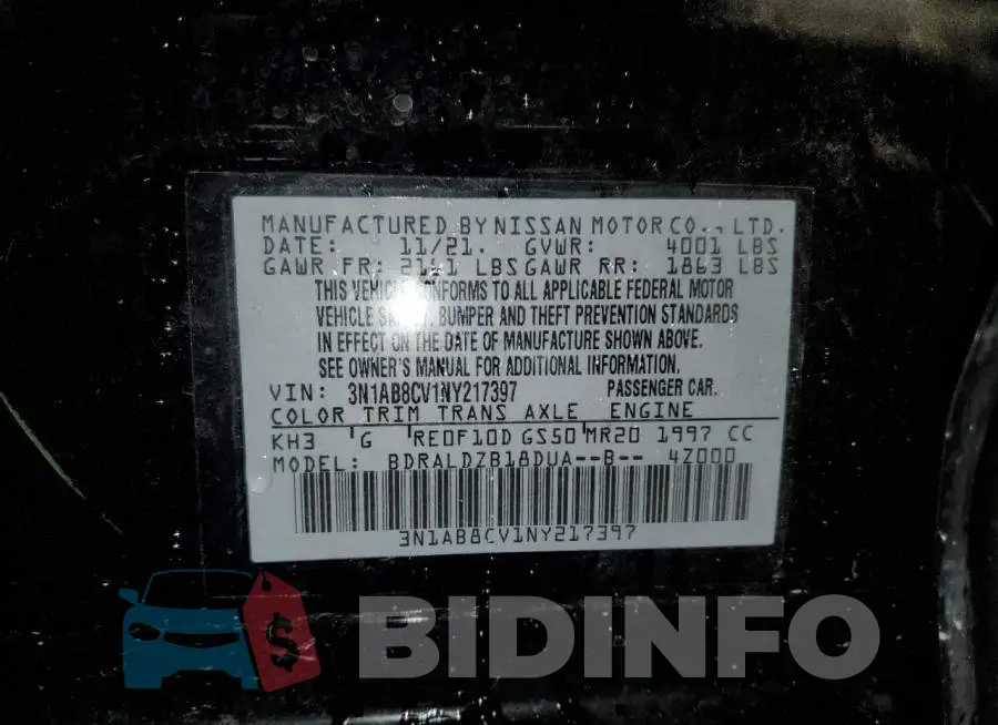 3N1AB8CV1NY217397 Photo# 12