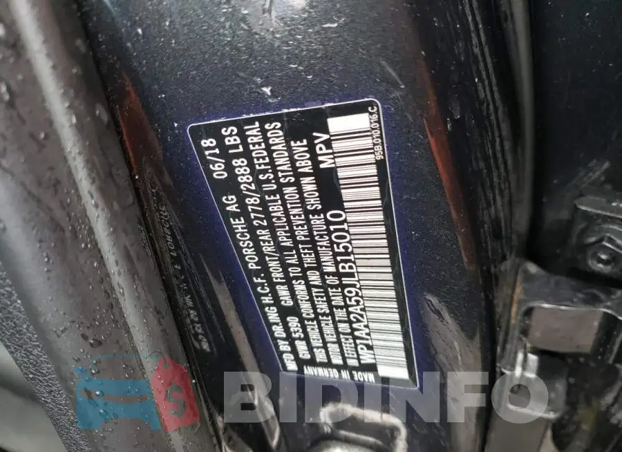 WP1AA2A59JLB15010 Photo# 12