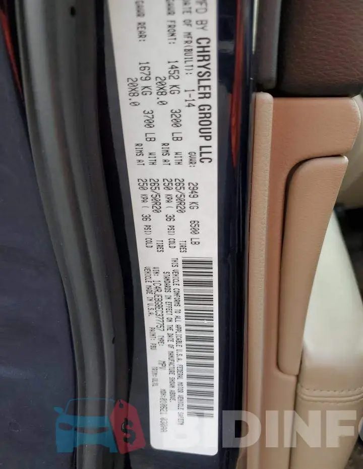 1C4RJEBG8EC377757 Photo# 14