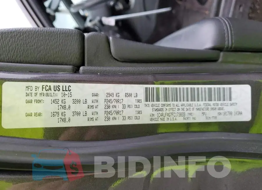 1C4RJFAG7FC173833 Photo# 13