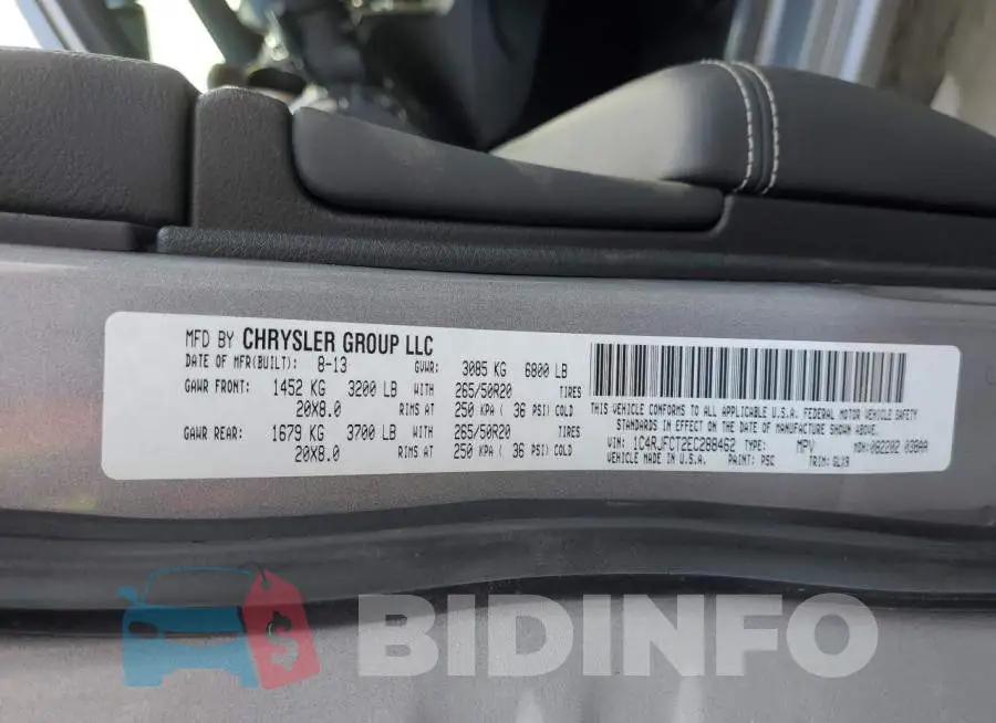 1C4RJFCT2EC288462 Photo# 13