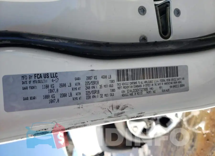 3C4NJDCB2HT627899 Photo# 14