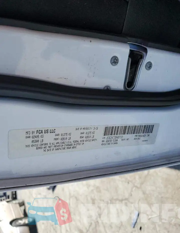 2C3CDXCT2GH227121 Photo# 12