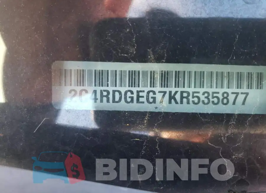 2C4RDGEG7KR535877 Photo# 13