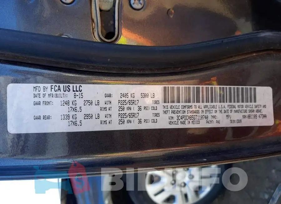 3C4PDCAB5GT110740 Photo# 13