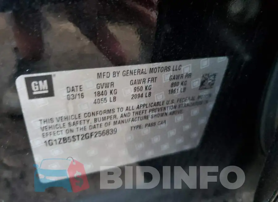 1G1ZB5ST2GF256839 Photo# 12